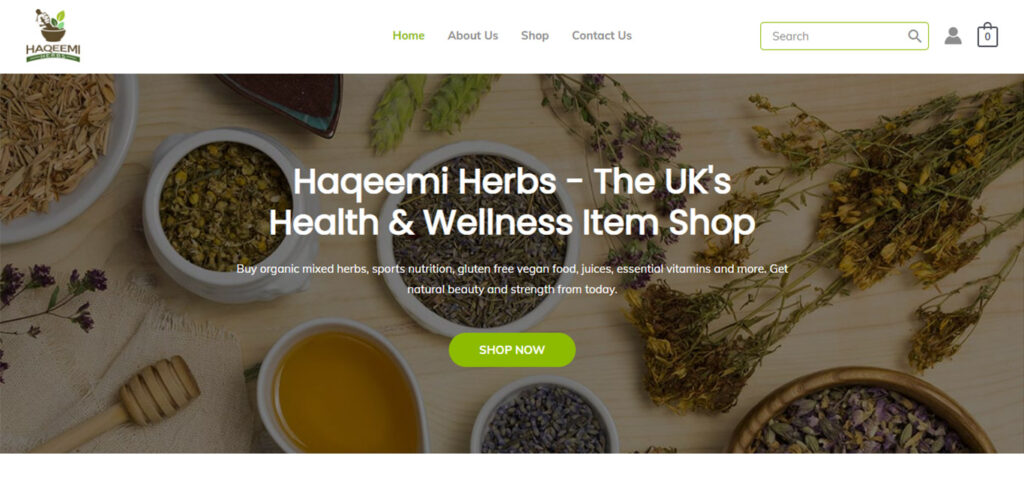 Haqeemi Herbs - Developed by Digibrink